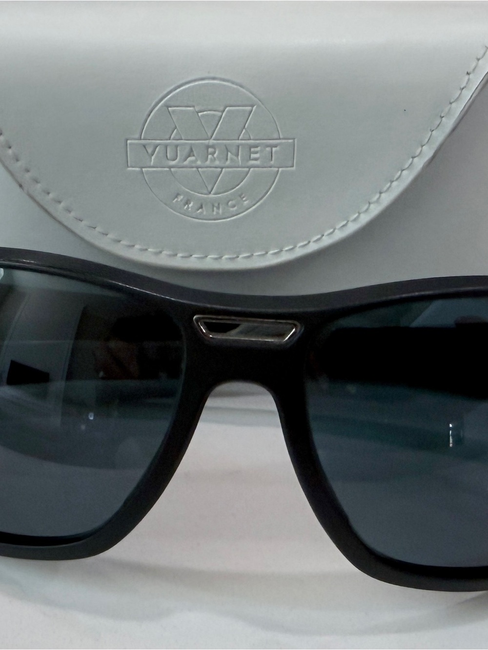 Vuarnet Black Sunglasses with White Case